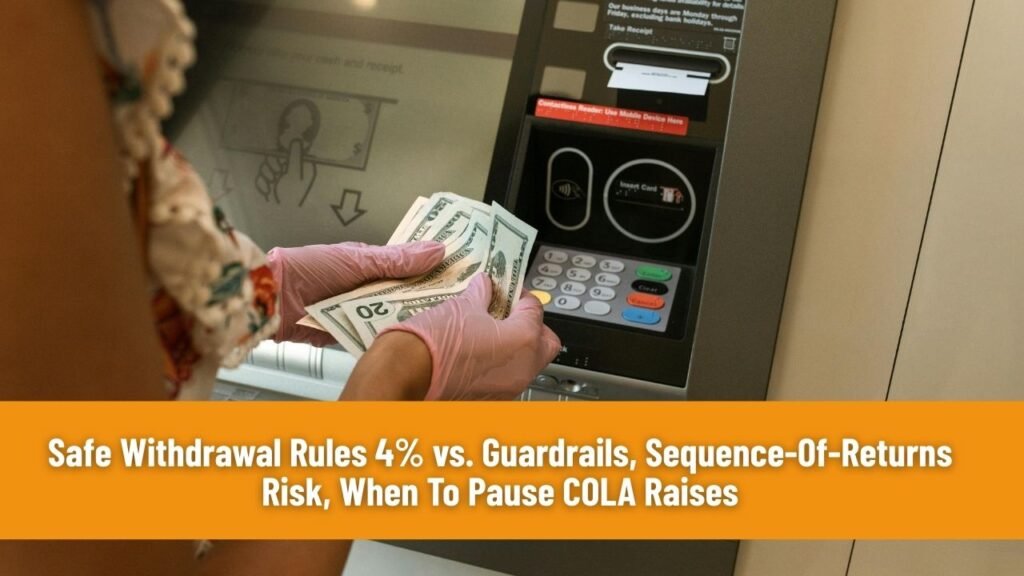 Safe Withdrawal Rules 4% vs. Guardrails, Sequence-Of-Returns Risk, When To Pause COLA Raises