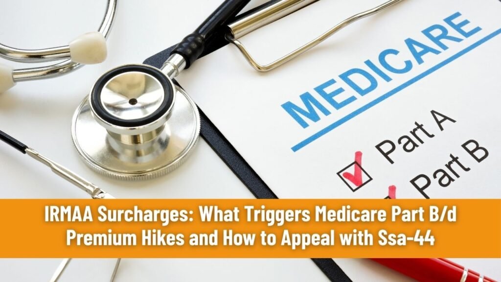 IRMAA Surcharges: What Triggers Medicare Part B/d Premium Hikes and How to Appeal with Ssa-44