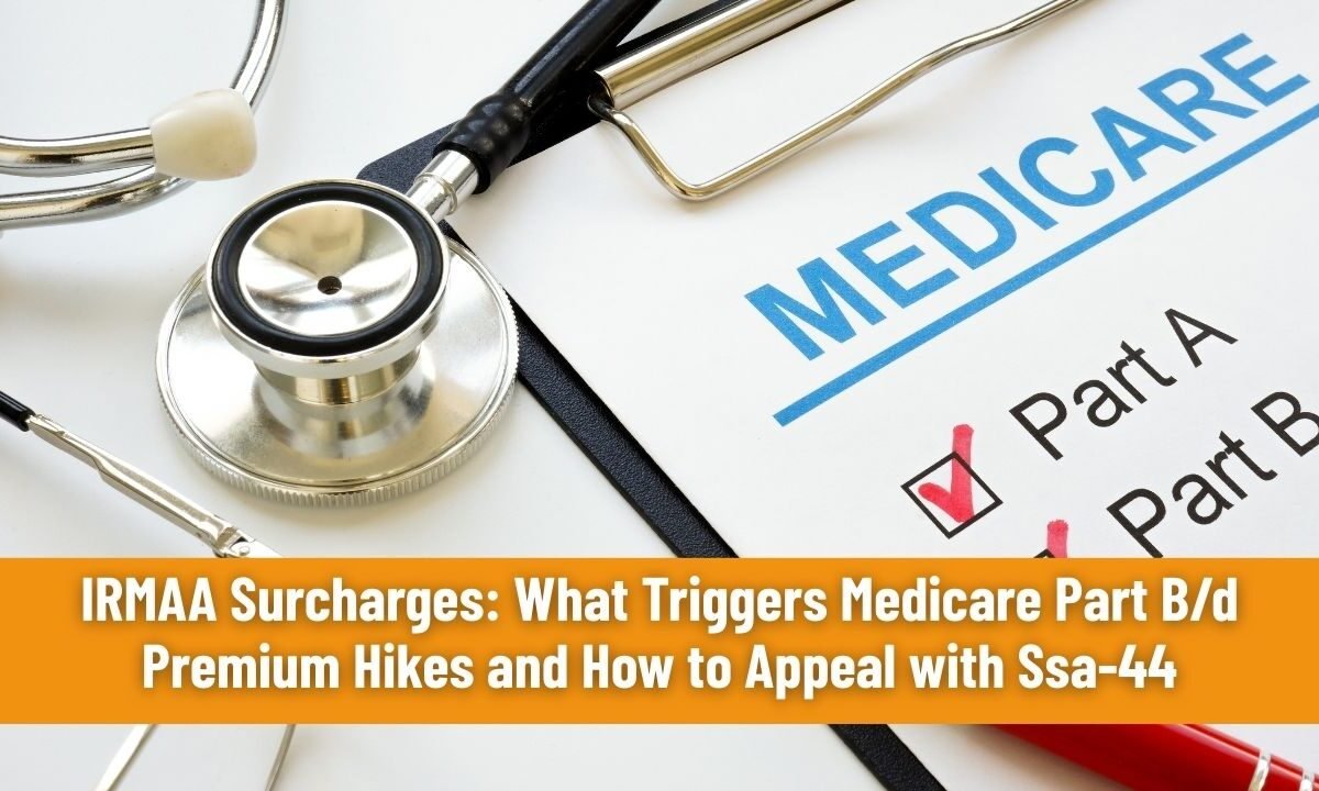 IRMAA Surcharges: What Triggers Medicare Part B/d Premium Hikes and How to Appeal with Ssa-44