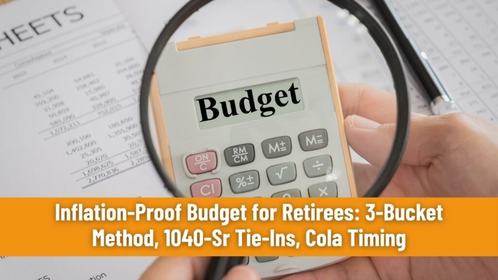 Inflation-Proof Budget for Retirees: 3-Bucket Method, 1040-Sr Tie-Ins, Cola Timing