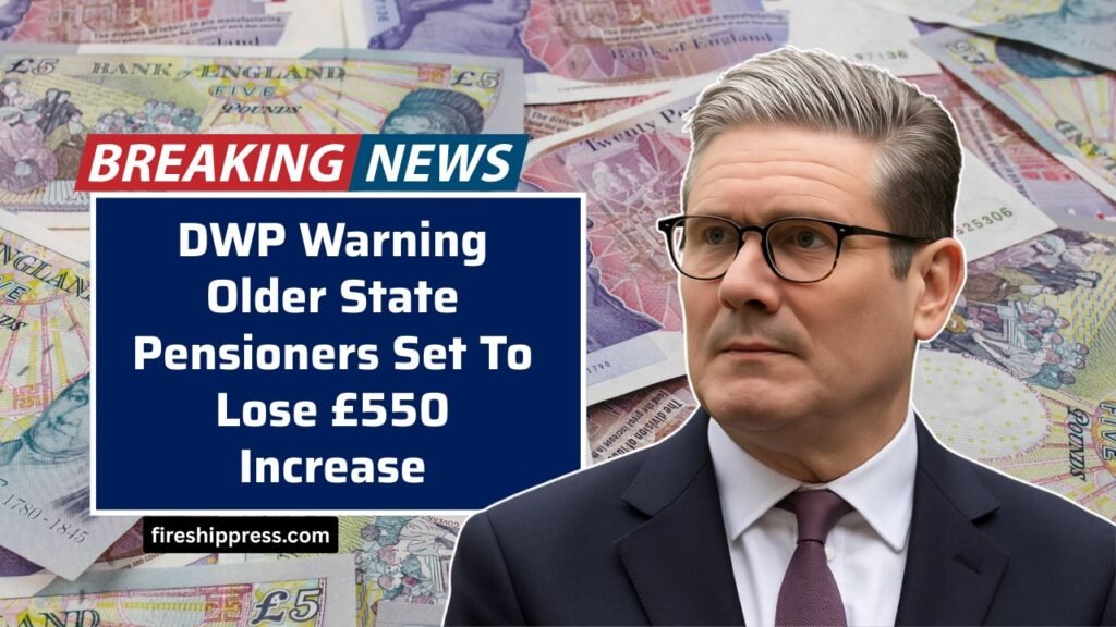 DWP Warning Older State Pensioners Set To Lose £550 Increase