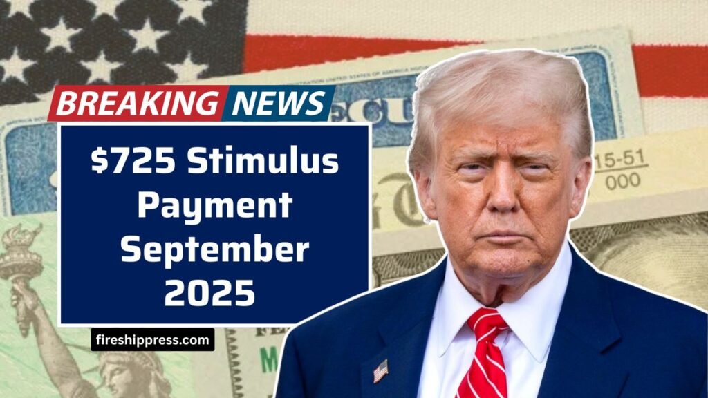$725 Stimulus Payment September 2025 – Deposit Date and Full Schedule