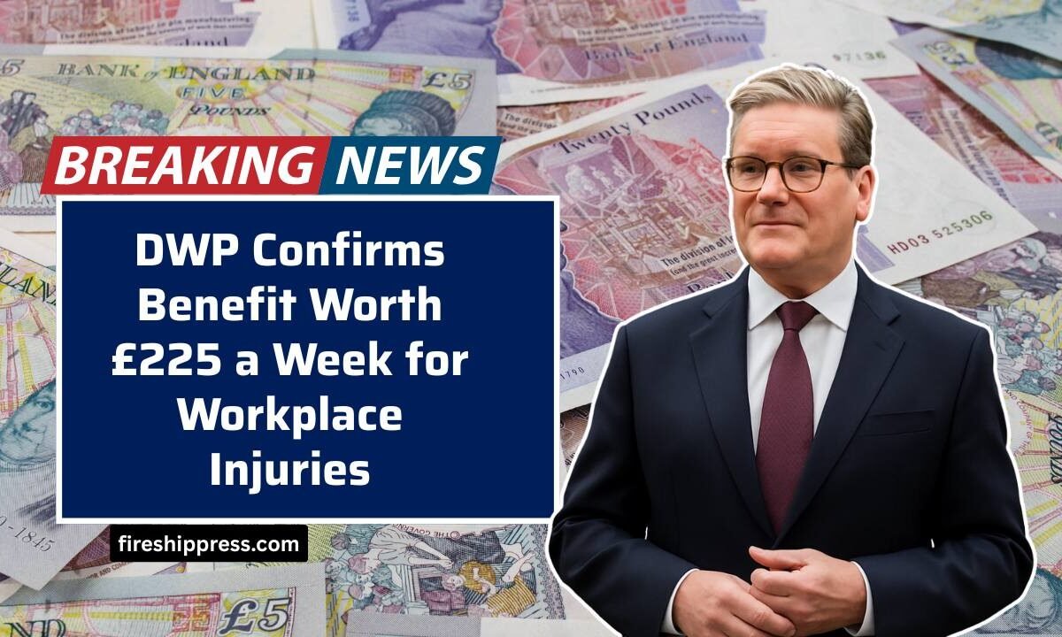 DWP Confirms Benefit Worth £225 a Week for Workplace Injuries