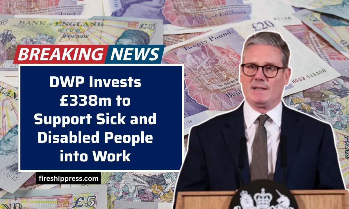 DWP Invests £338m to Support Sick and Disabled People into Work