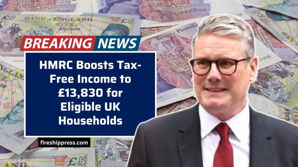 HMRC Boosts Tax-Free Income to £13,830 for Eligible UK Households