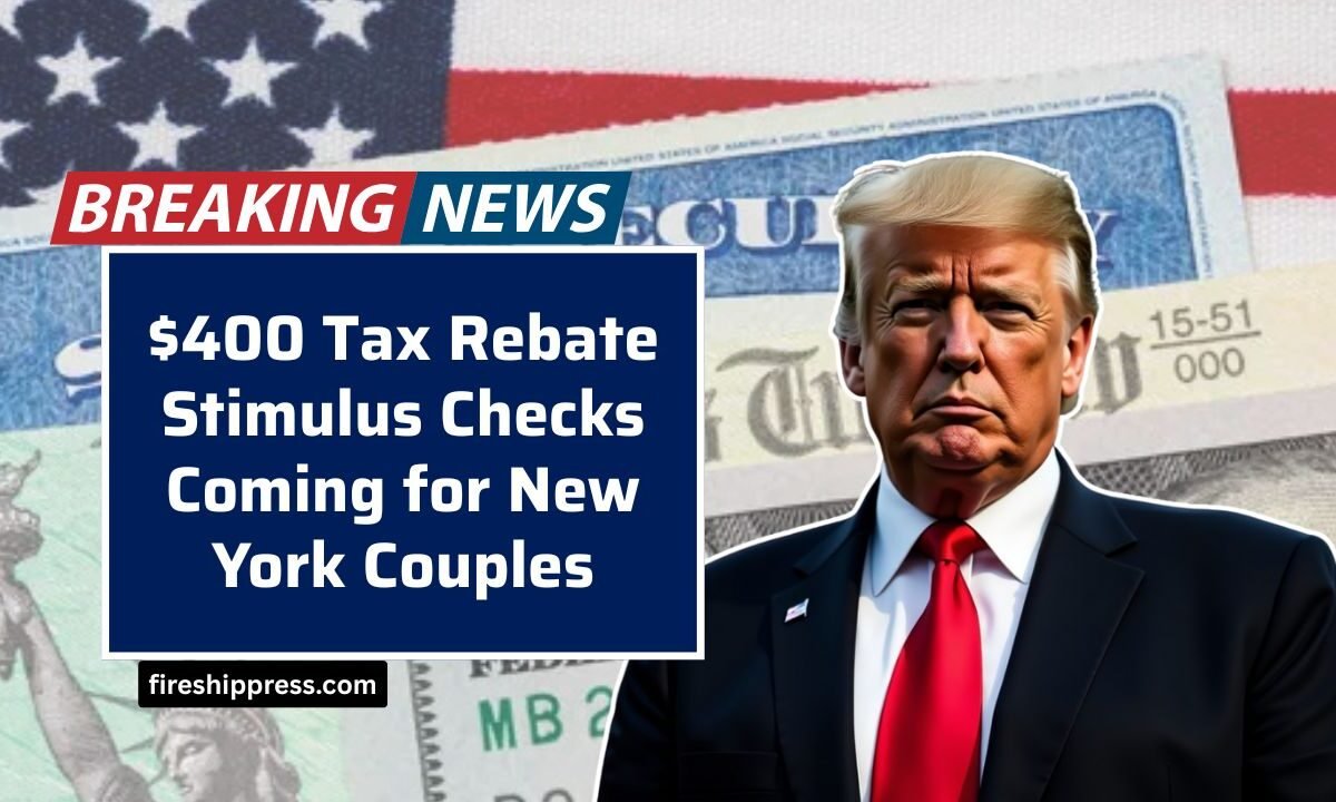 $400 Tax Rebate Stimulus Checks Coming for New York Couples