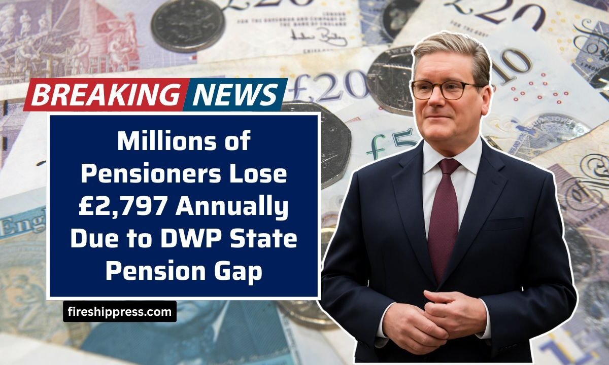 Millions of Pensioners Lose £2,797 Annually Due to DWP State Pension Gap
