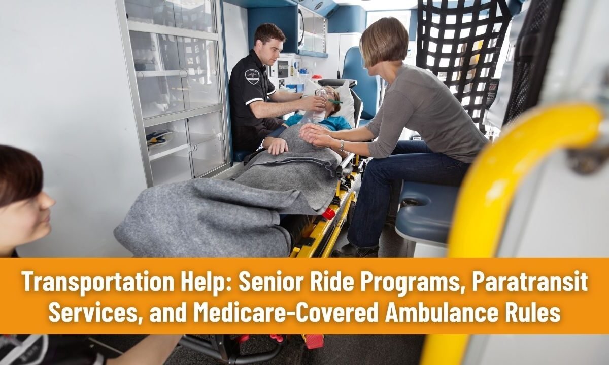Transportation Help: Senior Ride Programs, Paratransit Services, and Medicare-Covered Ambulance Rules