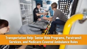 Transportation Help: Senior Ride Programs, Paratransit Services, and Medicare-Covered Ambulance Rules