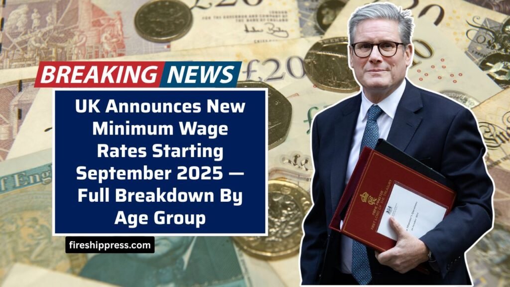 UK Announces New Minimum Wage Rates Starting September 2025 — Full Breakdown By Age Group